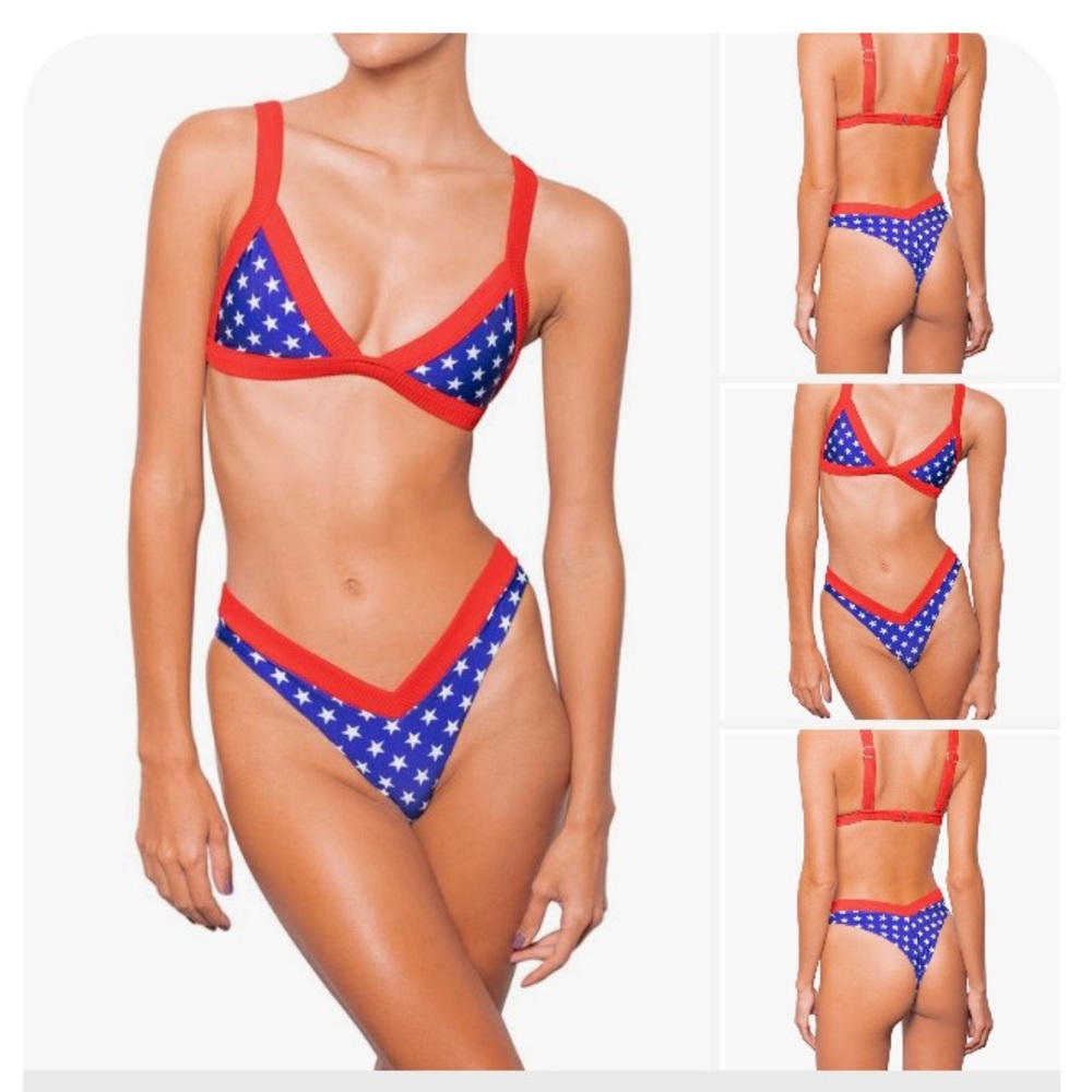 Oneone Swimwear Stars Bikini. Size small. Perfect condition NWOT!
